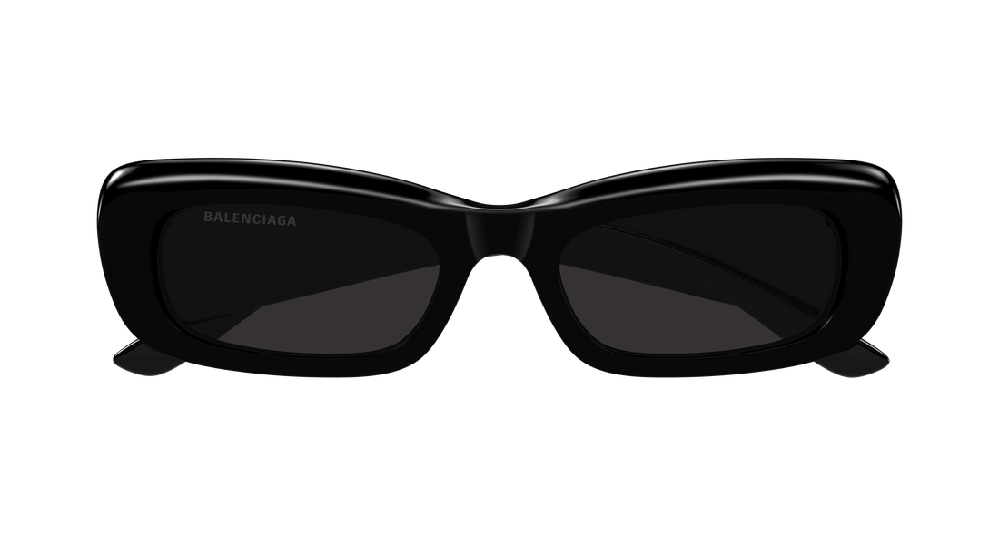 Lunettes de soleil balenciaga bb0504s 001 negro rectangular / squared femenino taille 55mm - Vue détaillée