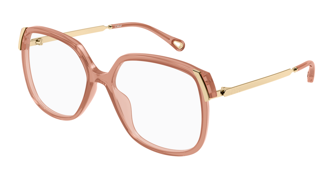 Lunettes de vue chloé ch0287o 009 marron rectangular / squared femenino taille 54mm - Vue principale