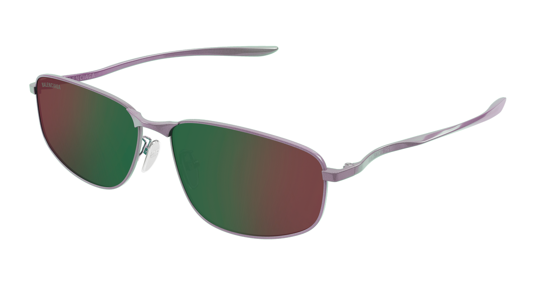 Occhiali da sole balenciaga bb0494sa 005 multicolor rectangular / squared masculino taglia 61mm - Vista principale