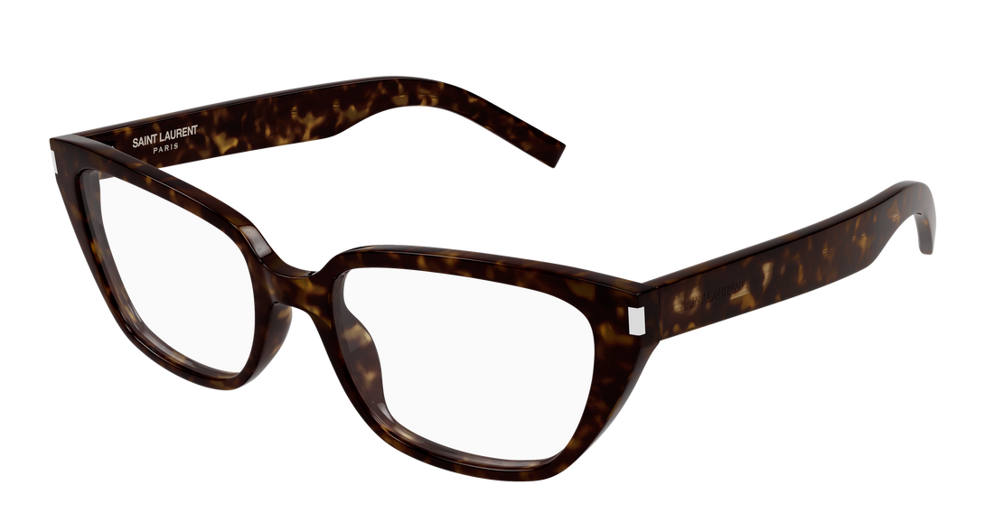 Brillen saint laurent sl 896 002 havana cat eye femenino größe 55mm - Hauptansicht