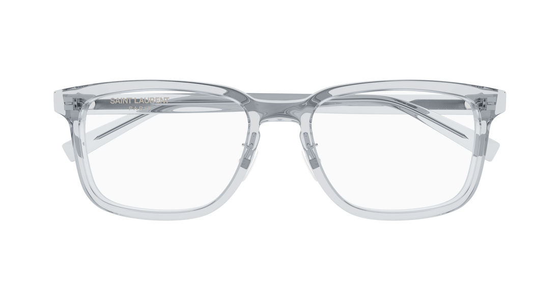 Óculos graduados saint laurent sl 916/f 003 gris rectangular / squared unisex tamanho 55mm - Vista de detalhe