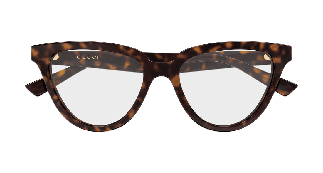 Occhiali da vista gucci gg2179o 002 havana cat eye femenino taglia 52mm - Vista dettagliata