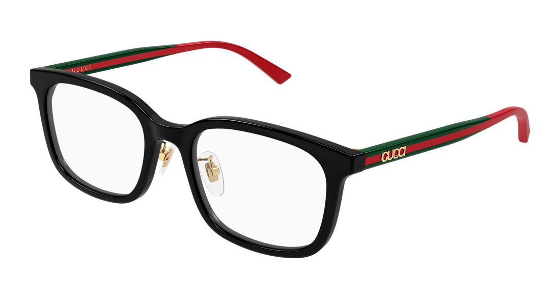 Óculos graduados gucci gg1873ok 007 negro rectangular / squared masculino tamanho 50mm - Vista principal