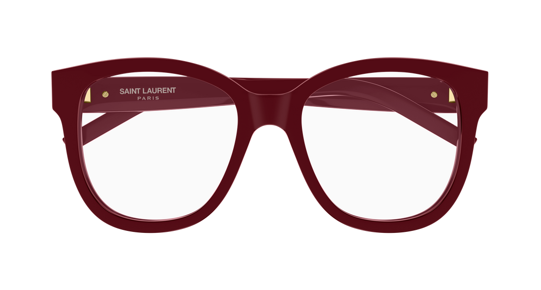 Óculos graduados saint laurent sl m97 013 rojo rectangular / squared femenino tamanho 54mm - Vista de detalhe