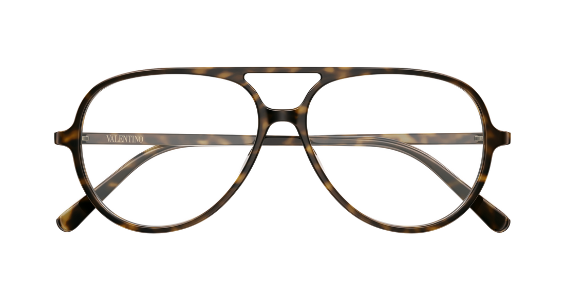 Brillen valentino vg0023o 002 havana round/oval/panthos femenino größe 56mm - Detailansicht
