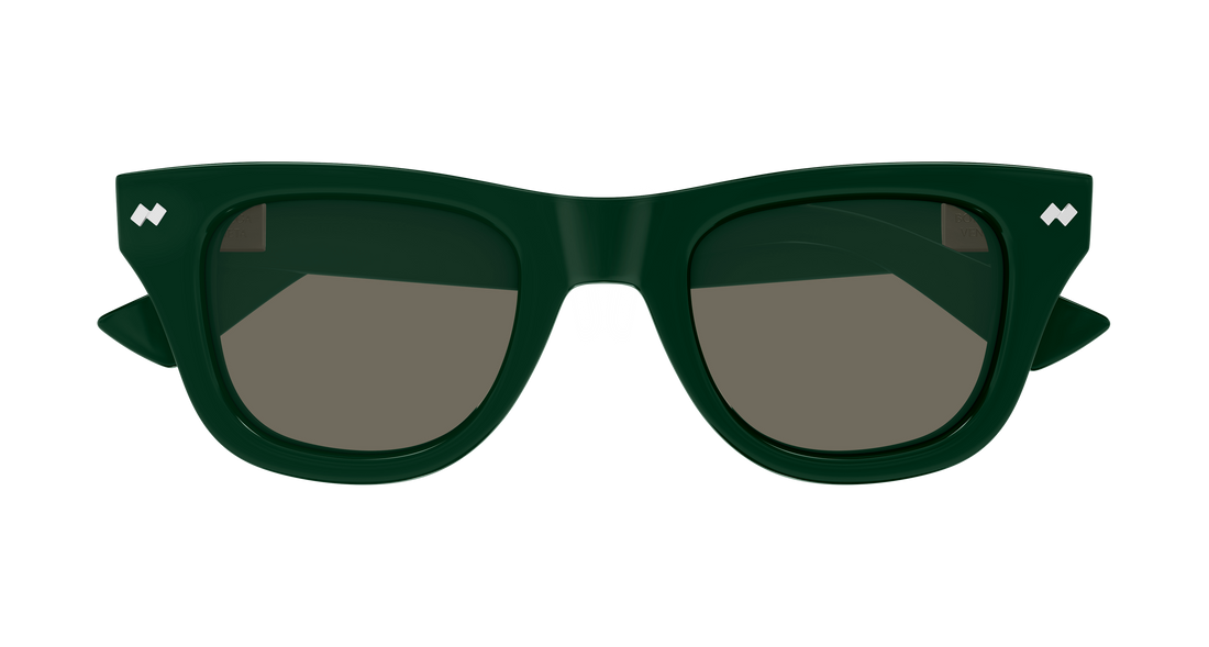 Óculos de sol bottega veneta bv1486s 005 verde rectangular / squared masculino tamanho 48mm - Vista de detalhe
