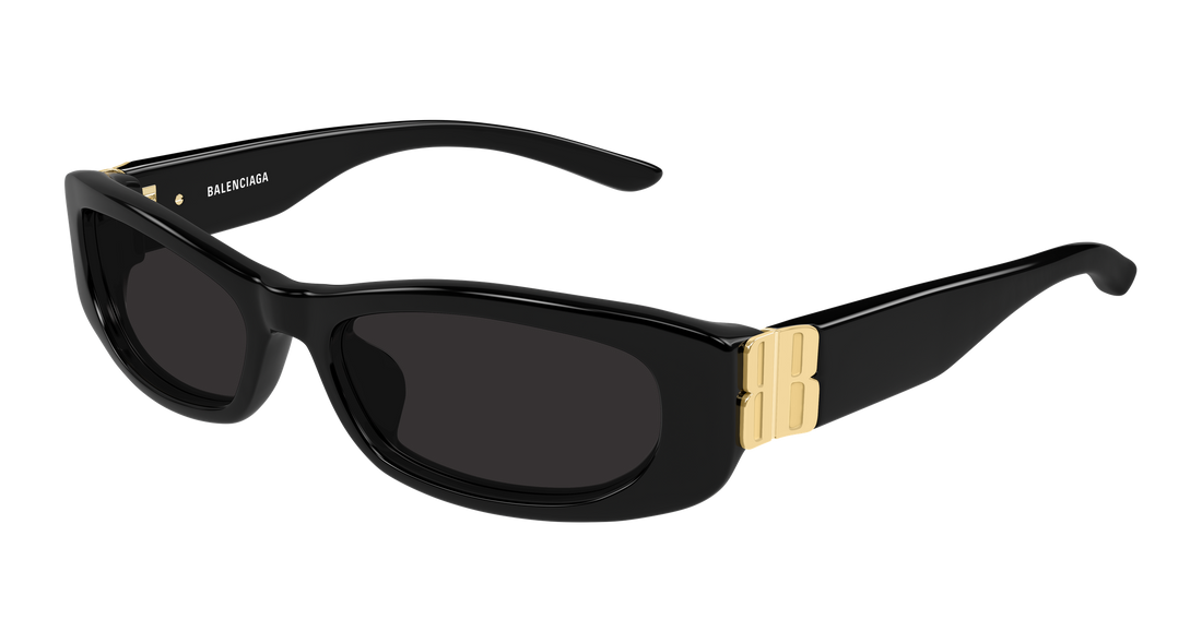Óculos de sol balenciaga bb0505s 001 negro rectangular / squared femenino tamanho 57mm - Vista principal
