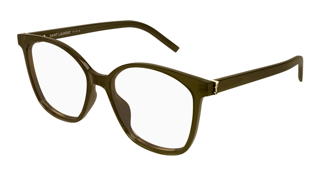Briller saint laurent sl m162 005 marron round/oval/panthos femenino størrelse 55mm - Hovedvisning