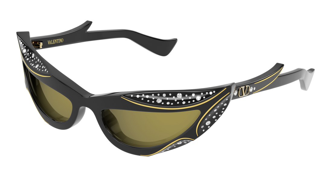 Óculos de sol valentino vg0073s 004 negro geometrical/directional unisex tamanho 56mm - Vista principal