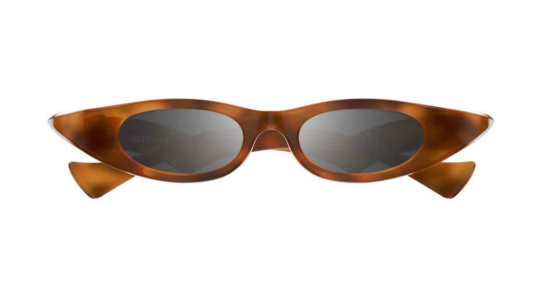 Sunglasses valentino vg0045s 003 havana geometrical/directional unisex size 48mm - Detailed view