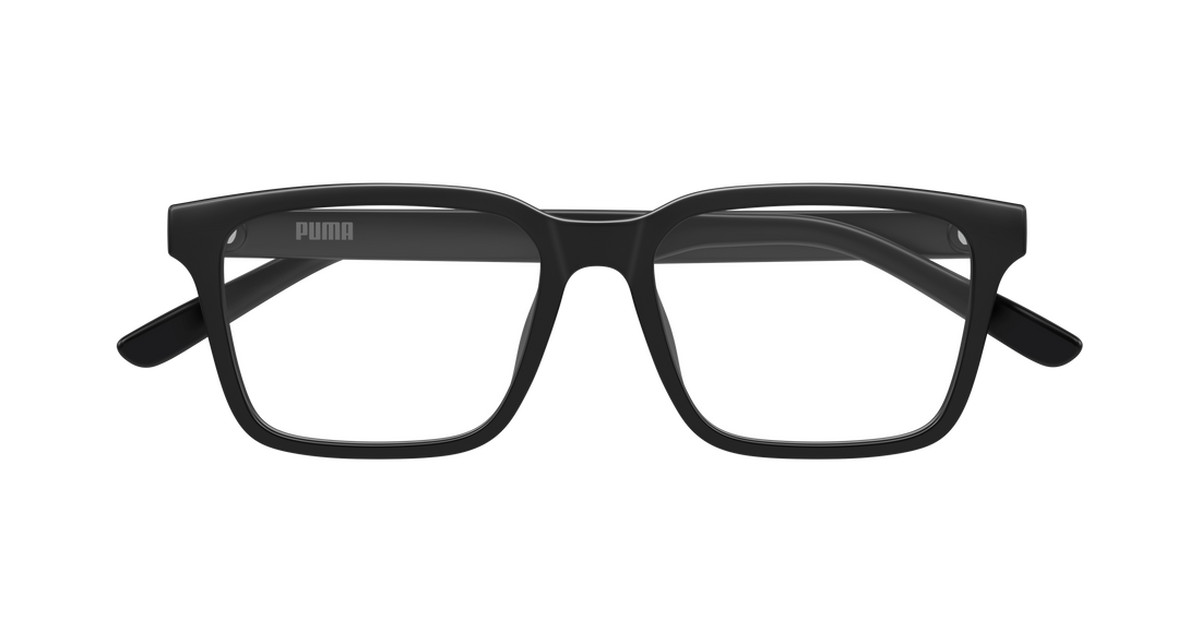 Gafas graduadas puma pu0531oa 001 negro rectangular / squared masculino talla 54mm - Vista de detalle