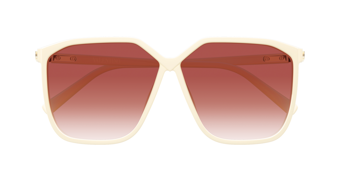 Sunglasses valentino vg0025s 004 beige geometrical/directional femenino size 59mm - Detailed view