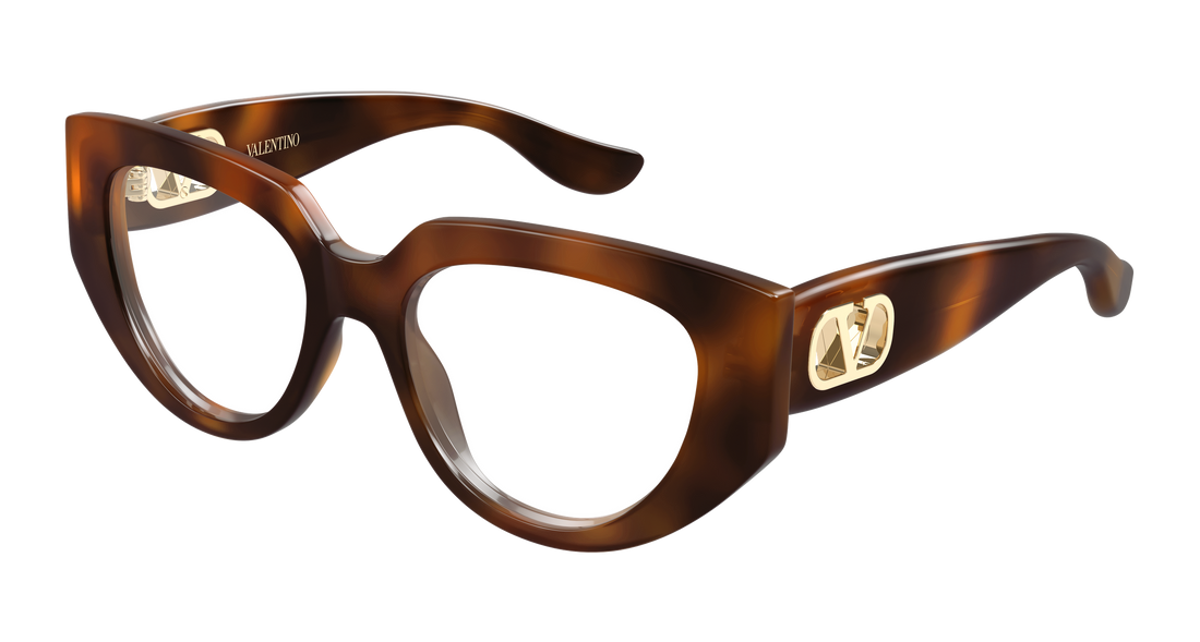 Brillen valentino vg0004o 003 havana cat eye femenino größe 52mm - Hauptansicht