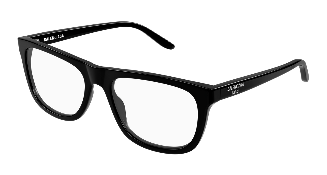 Occhiali da vista balenciaga bb0498o 001 negro rectangular / squared masculino taglia 56mm - Vista principale