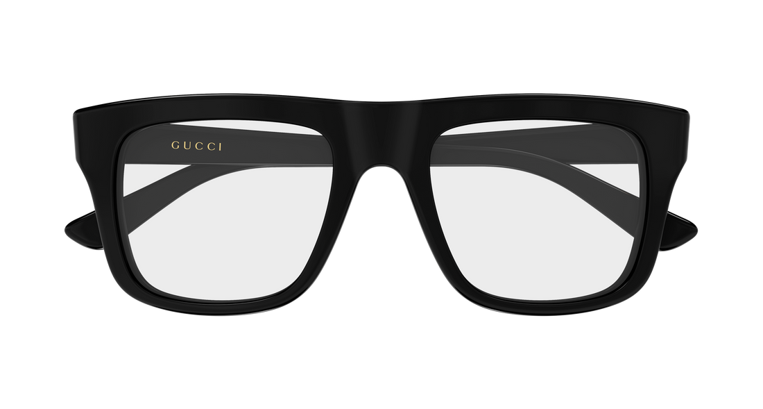 Briller gucci gg2242o 001 negro rectangular / squared masculino størrelse 51mm - Detaljeret visning