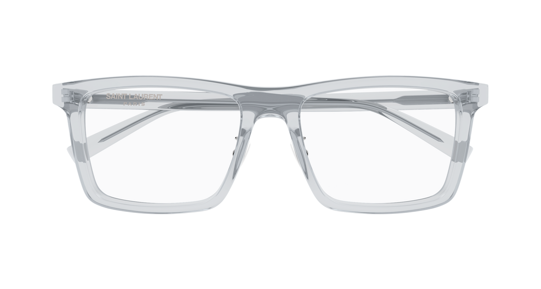 Óculos graduados saint laurent sl 906/f 003 gris rectangular / squared masculino tamanho 54mm - Vista de detalhe