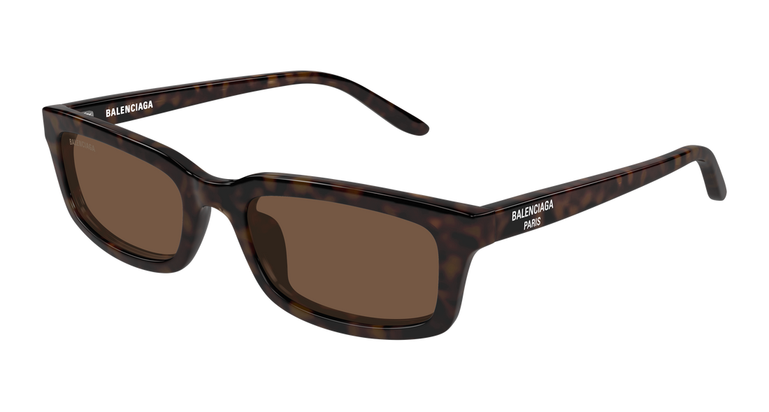 Occhiali da sole balenciaga bb0526s 002 havana rectangular / squared unisex taglia 55mm - Vista principale