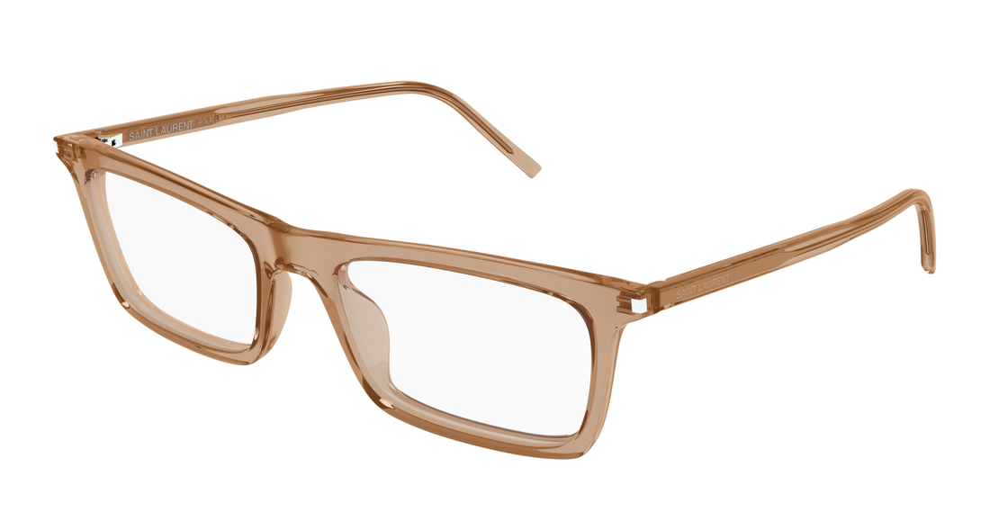 Brillen saint laurent sl 890 betty thin opt 005 marron rectangular / squared unisex größe 54mm - Hauptansicht