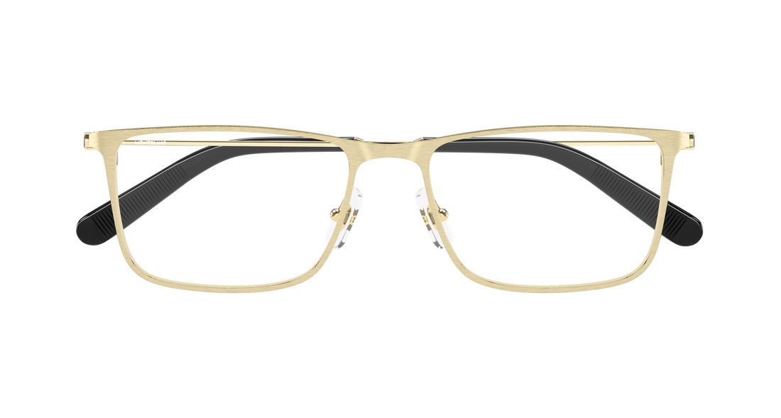 Occhiali da vista montblanc mb0464o 004 dorado rectangular / squared masculino taglia 54mm - Vista dettagliata
