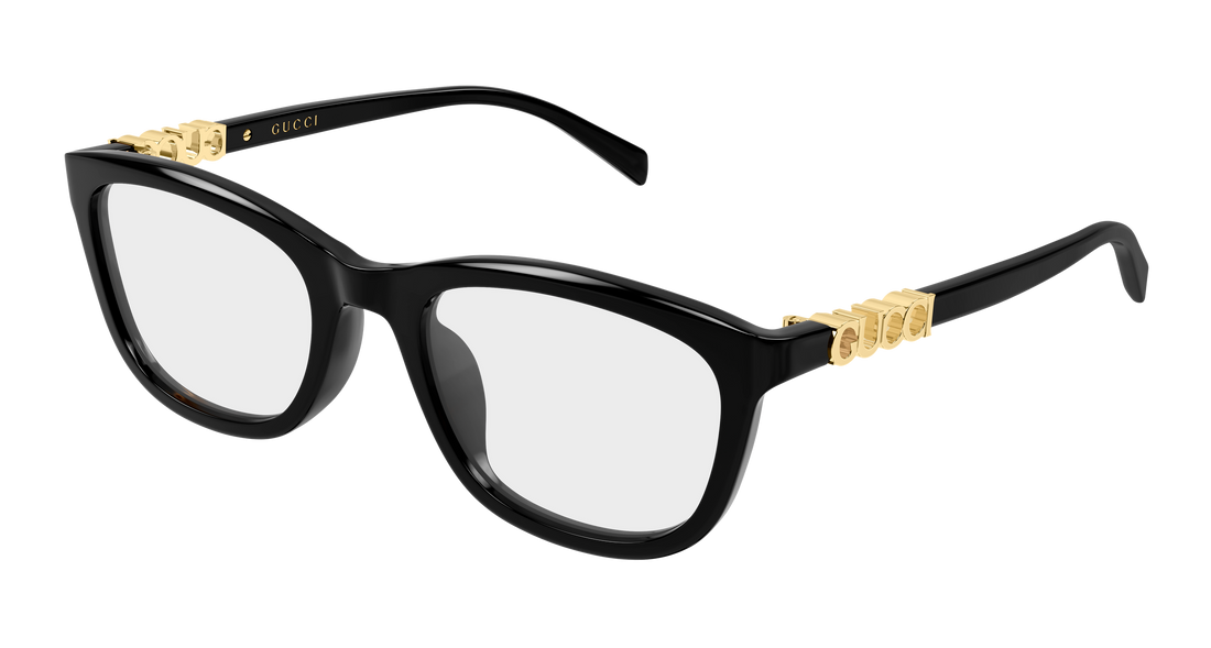 Brillen gucci gg2035oa 001 negro rectangular / squared femenino größe 53mm - Hauptansicht