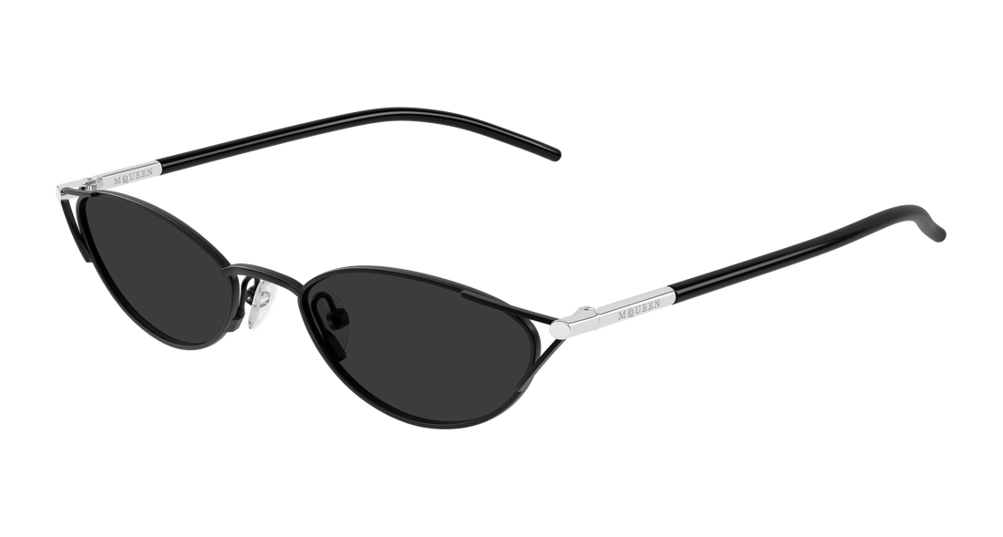 Óculos de sol alexander mcqueen am0563s 001 negro cat eye femenino tamanho 50mm - Vista principal