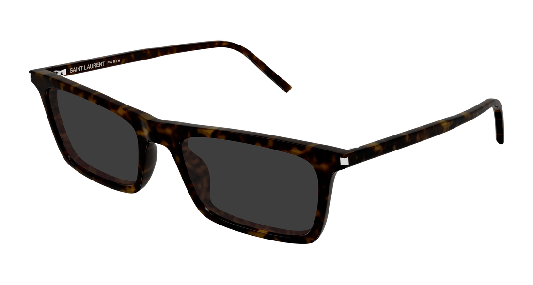 Sunglasses saint laurent sl 890 betty thin 002 havana rectangular / squared unisex size 54mm - Main view
