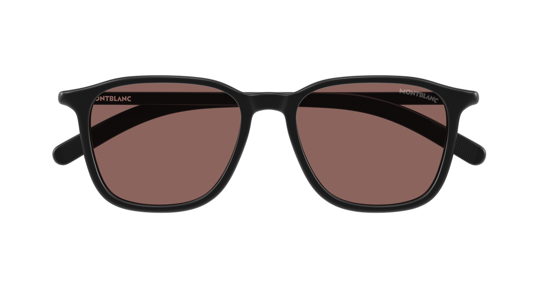Sonnenbrillen montblanc mb0325s 005 negro round/oval/panthos masculino größe 53mm - Detailansicht