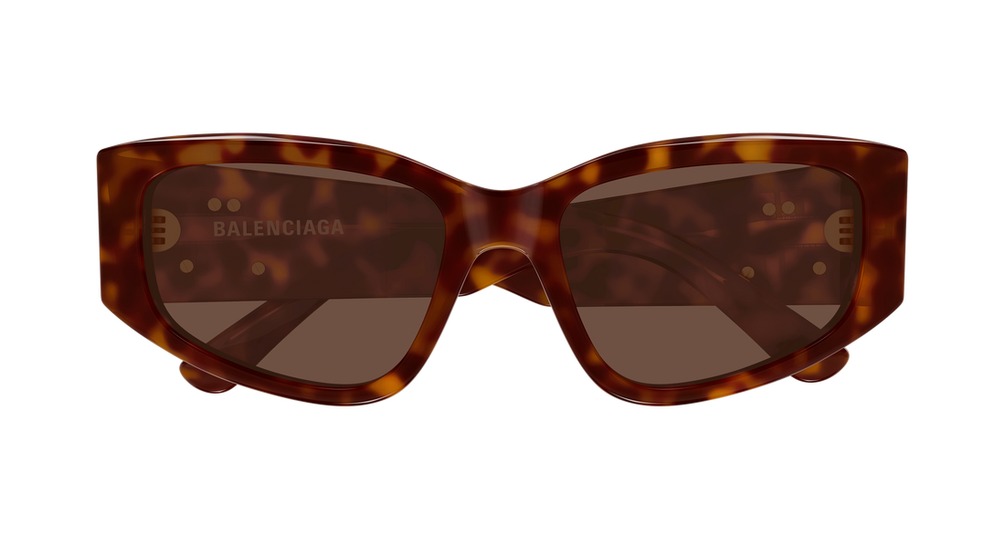 Occhiali da sole balenciaga bb0475s 002 havana cat eye femenino taglia 56mm - Vista dettagliata