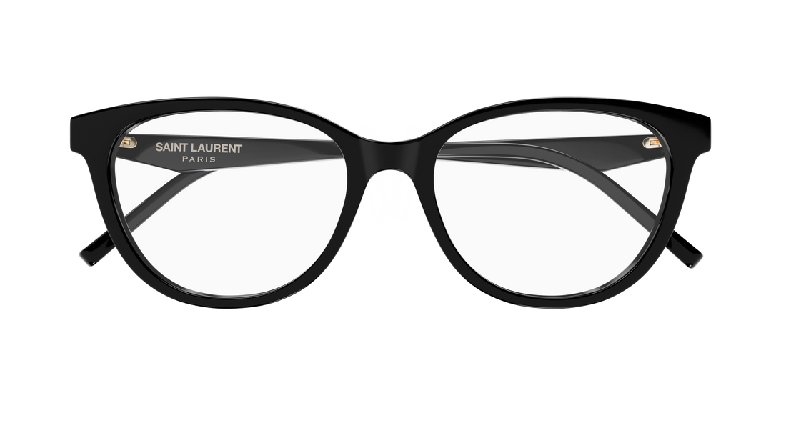 Prescription glasses saint laurent sl m188/f 001 negro cat eye femenino size 53mm - Detailed view