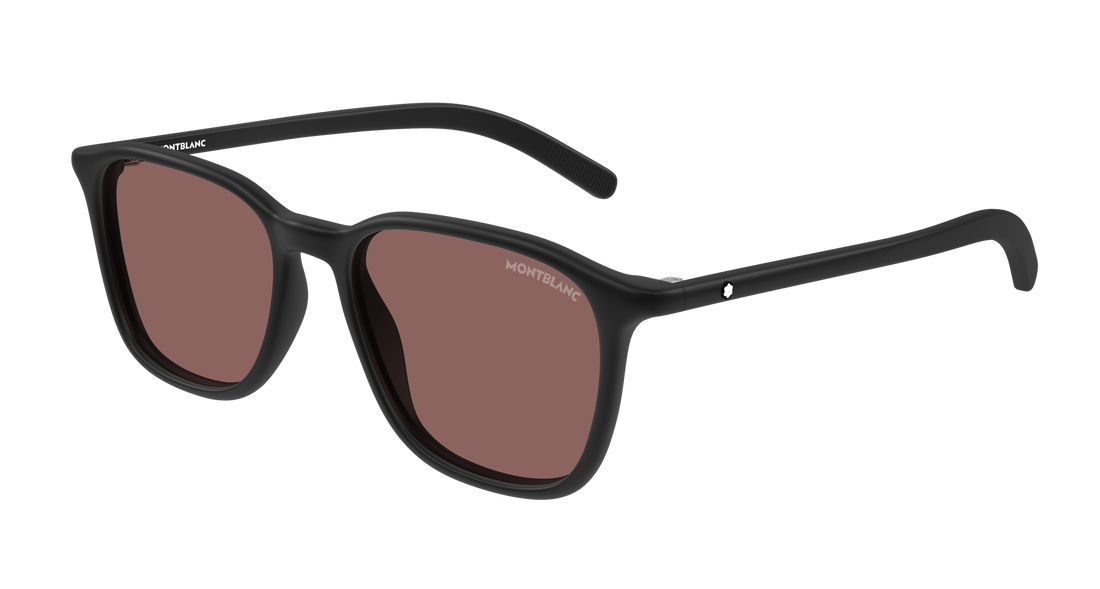 Sonnenbrillen montblanc mb0325s 005 negro round/oval/panthos masculino größe 53mm - Hauptansicht