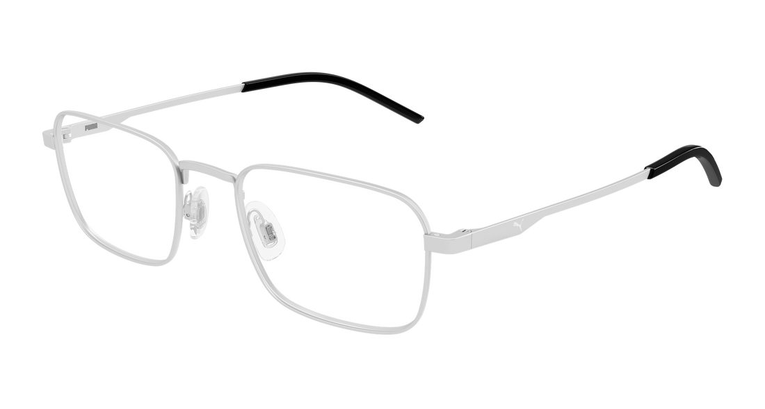 Gafas graduadas puma pu0534o 005 plateado rectangular / squared masculino talla 56mm - Vista principal