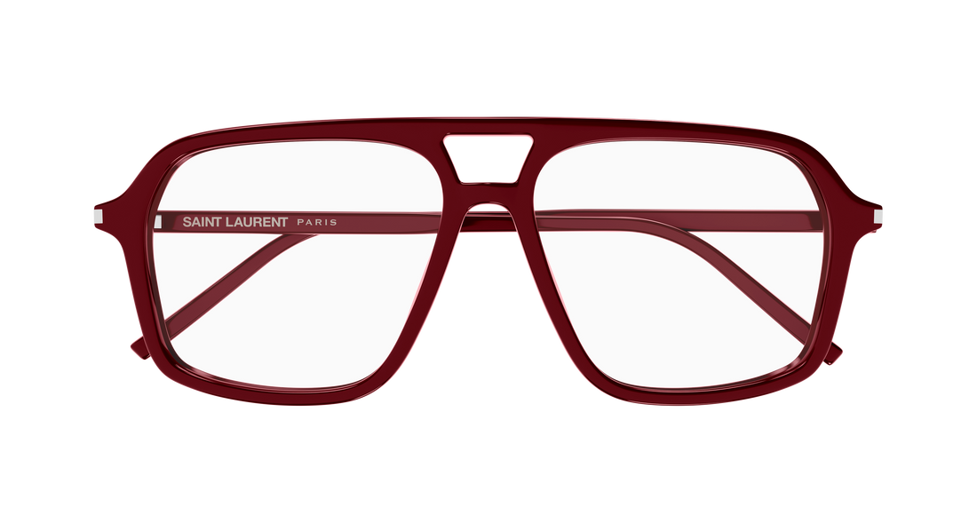 Occhiali da vista saint laurent sl 960 006 rojo pilot/navigator femenino taglia 55mm - Vista dettagliata