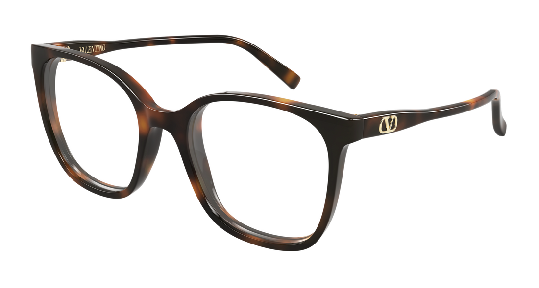 Brillen valentino vg0019o 002 havana rectangular / squared femenino größe 53mm - Hauptansicht