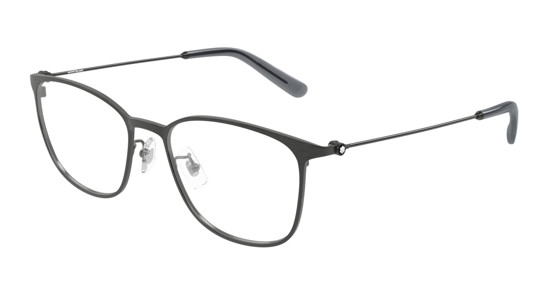 Occhiali da vista montblanc mb0463ol 006 plateado rectangular / squared masculino taglia 57mm - Vista principale