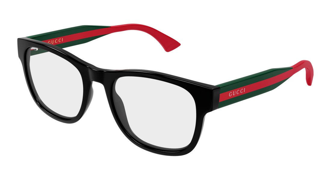 Brillen gucci gg0004onn 001 negro rectangular / squared masculino größe 53mm - Hauptansicht