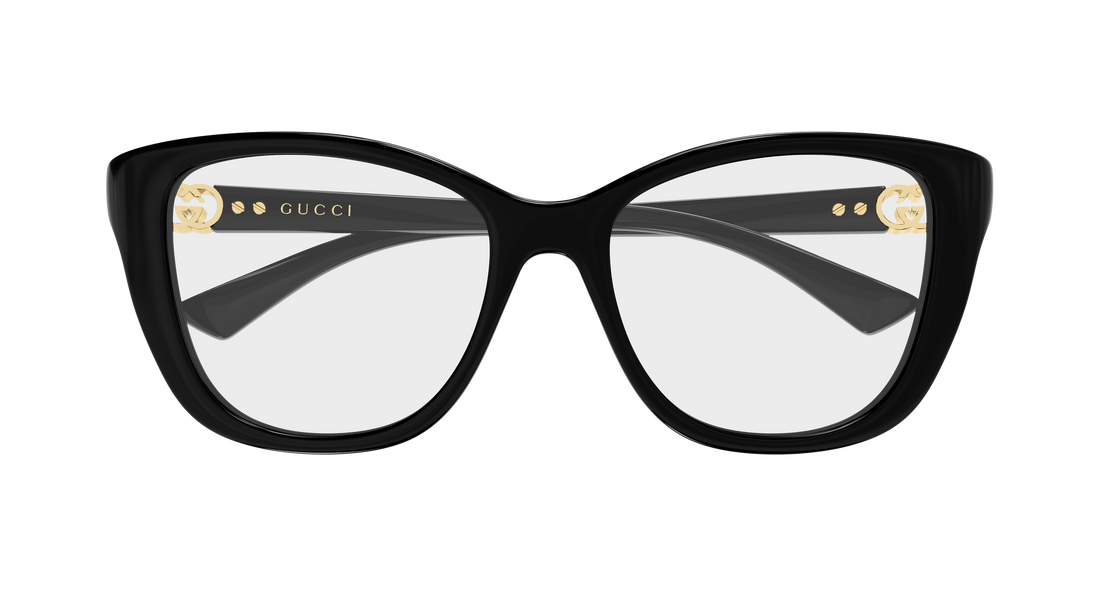 Briller gucci gg2195o 001 negro cat eye femenino størrelse 53mm - Detaljeret visning