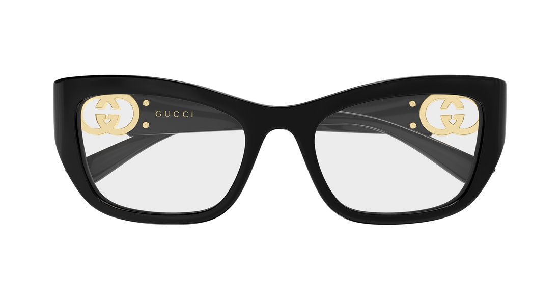 Brillen gucci gg2125o 001 negro cat eye femenino größe 52mm - Detailansicht