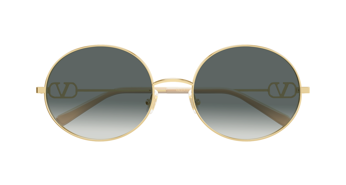 Occhiali da sole valentino vg0027s 001 dorado round/oval/panthos femenino taglia 56mm - Vista dettagliata
