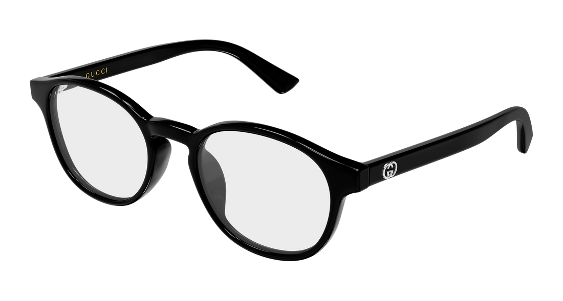 Occhiali da vista gucci gg2137ok 001 negro round/oval/panthos masculino taglia 50mm - Vista principale