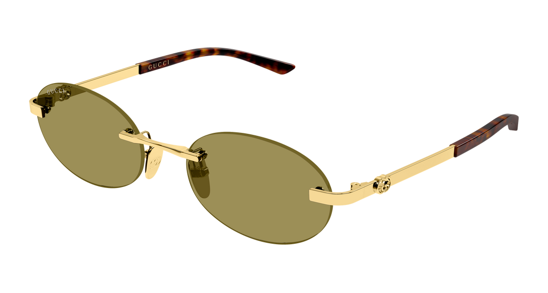 Lunettes de soleil gucci gg2214s 004 dorado round/oval/panthos femenino taille 55mm - Vue principale