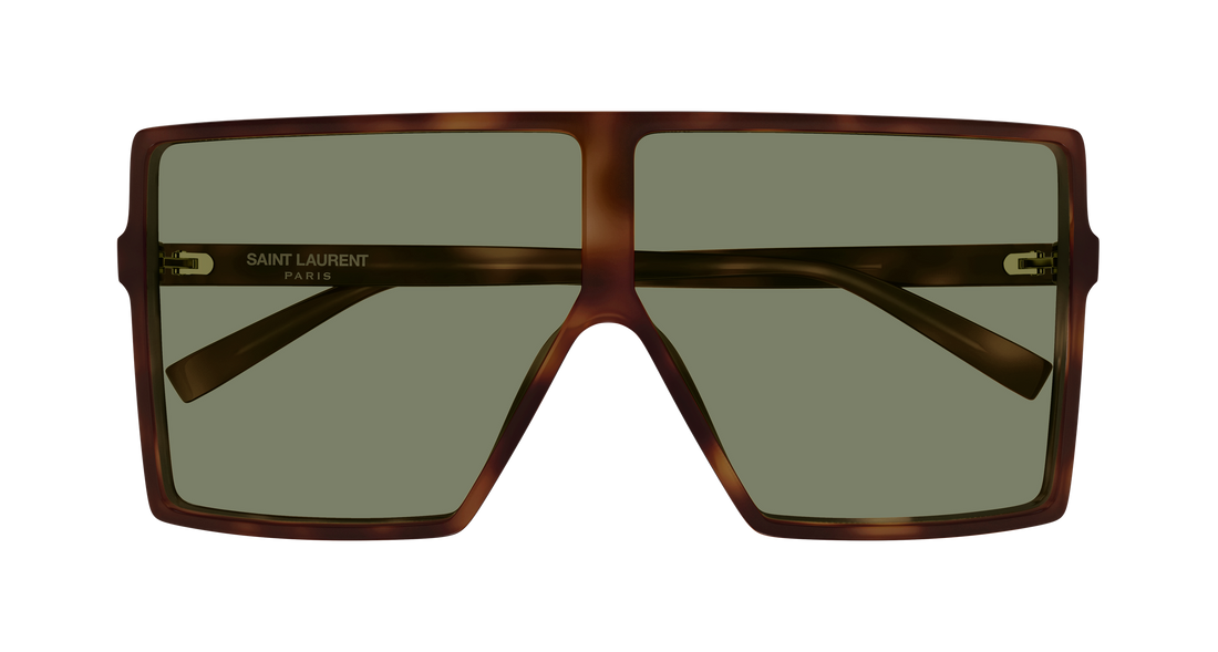 Gafas de sol saint laurent sl 909 betty s 003 havana rectangular / squared femenino talla 68mm - Vista de detalle
