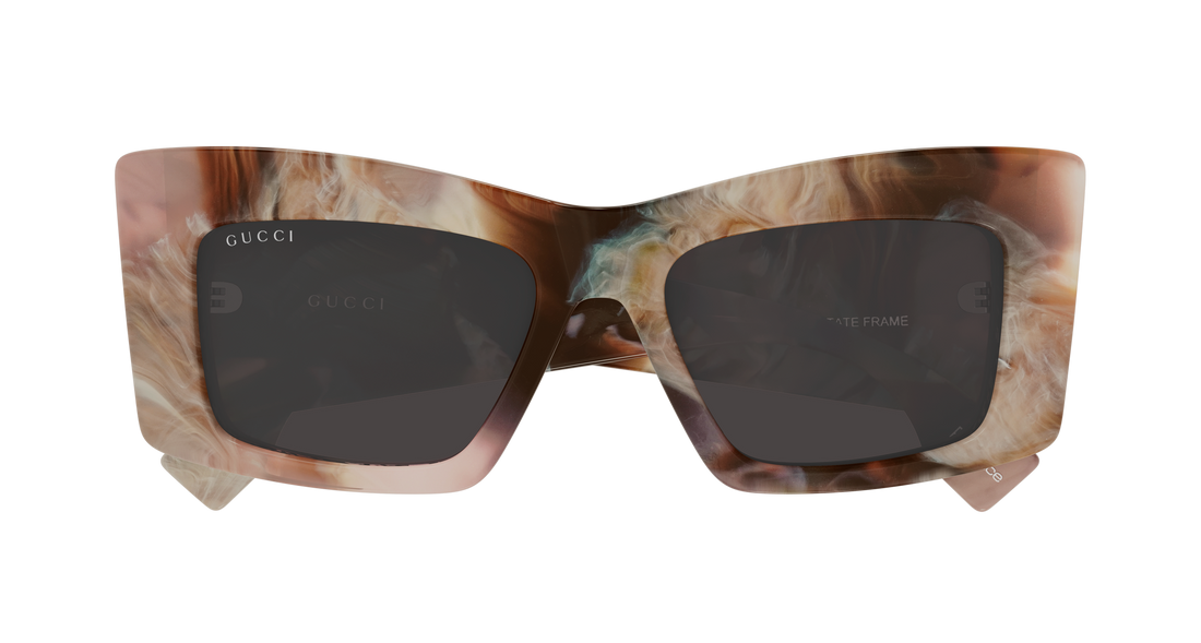 Solglasögon gucci gg2268s 004 havana cat eye femenino storlek 53mm - Detaljvy