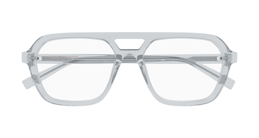 Brillen saint laurent sl 905 opt 003 gris rectangular / squared unisex größe 55mm - Detailansicht