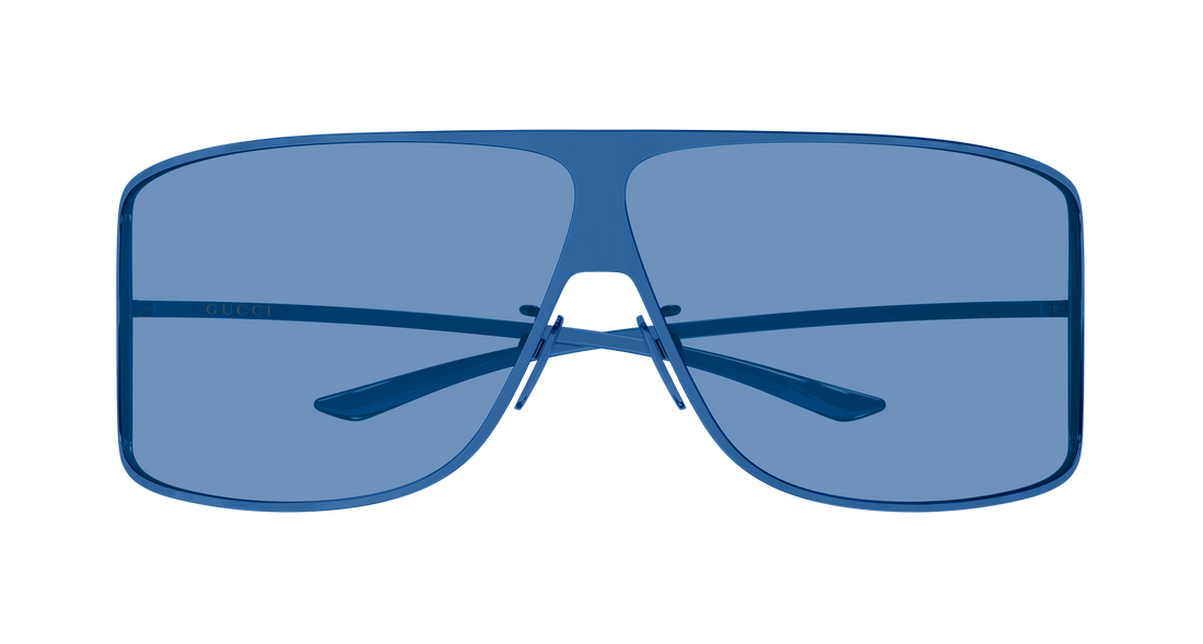 Óculos de sol gucci gg2276s 006 azul geometrical/directional unisex tamanho 80mm - Vista de detalhe
