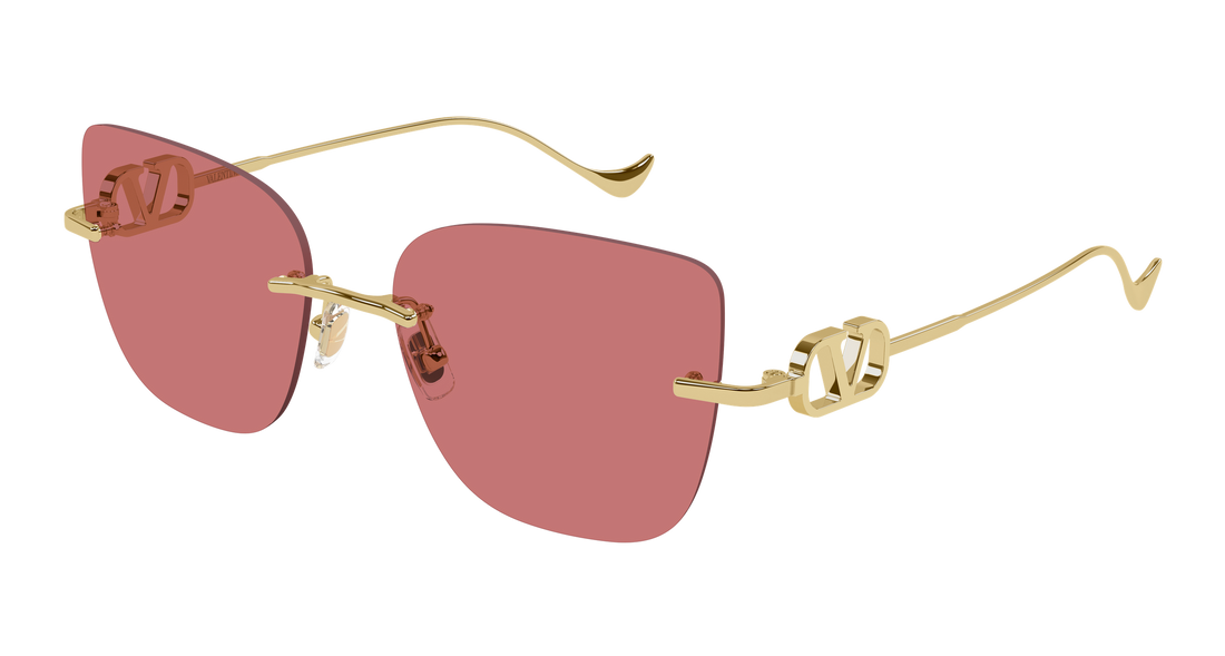 Sunglasses valentino vg0033s 004 dorado geometrical/directional femenino size 54mm - Main view