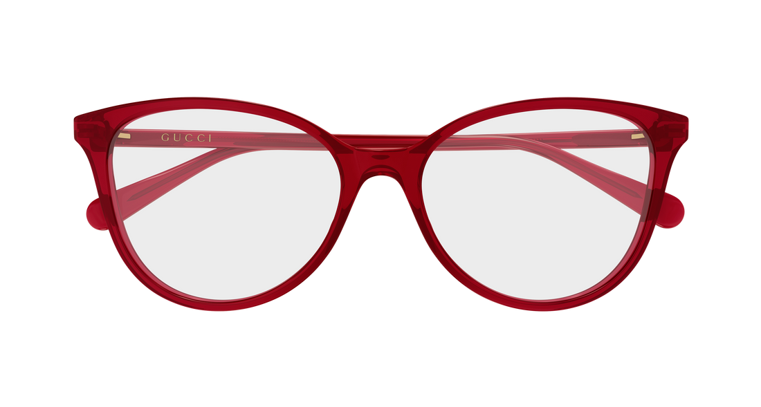 Brillen gucci gg1359o 008 rojo cat eye femenino größe 54mm - Detailansicht