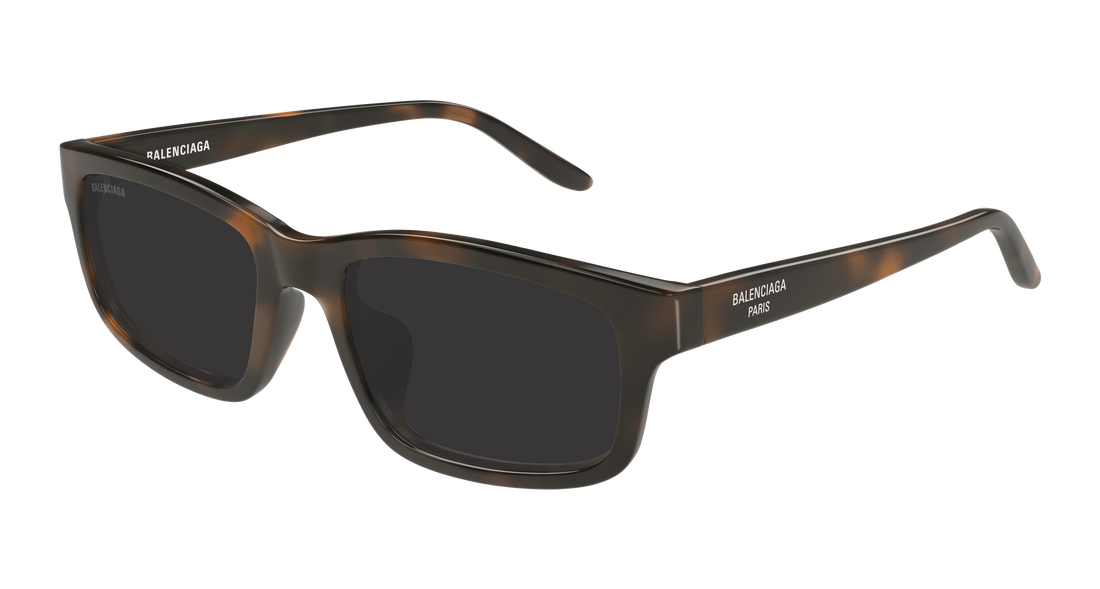 Occhiali da sole balenciaga bb0528sk 003 havana rectangular / squared masculino taglia 56mm - Vista principale