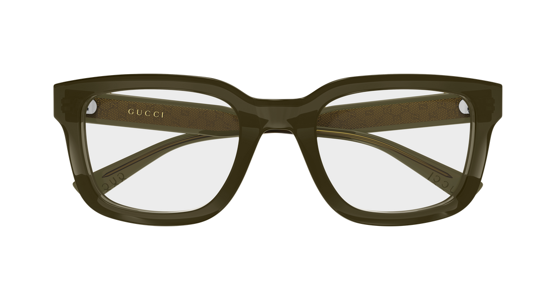 Brillen gucci gg2071ol 003 verde rectangular / squared masculino größe 52mm - Detailansicht