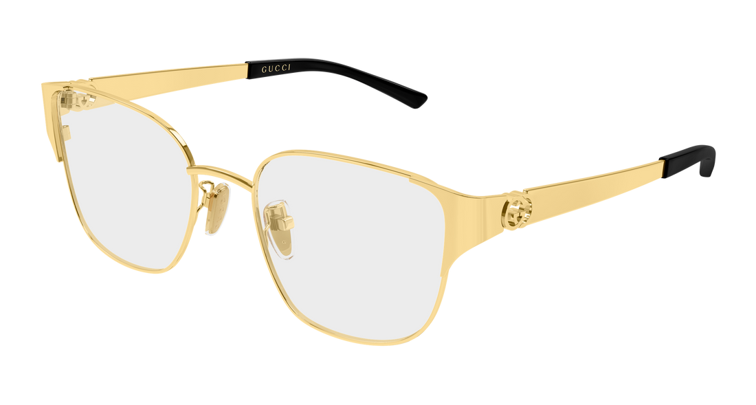 Briller gucci gg2199ol 001 dorado geometrical/directional femenino størrelse 50mm - Hovedvisning