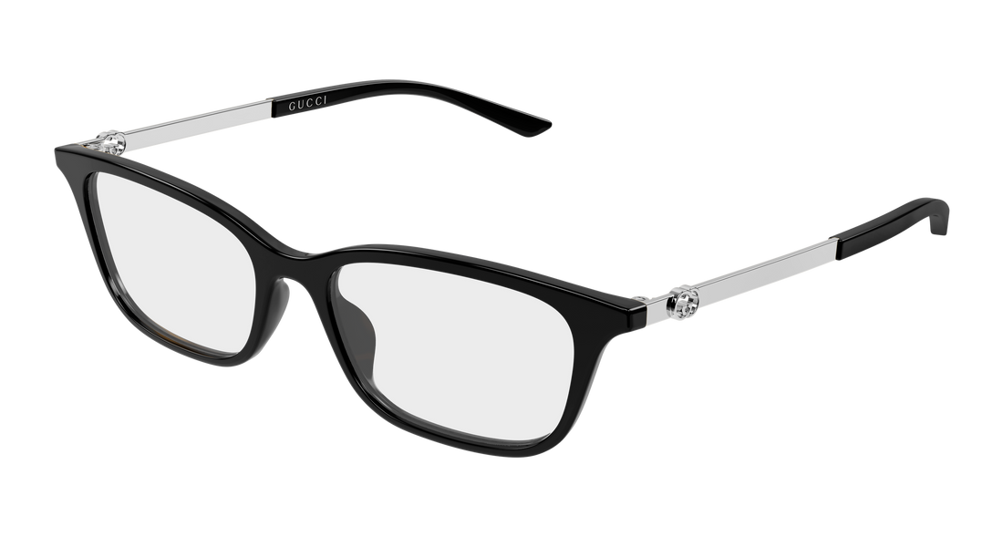 Lunettes de vue gucci gg2213o 002 negro rectangular / squared femenino taille 52mm - Vue principale